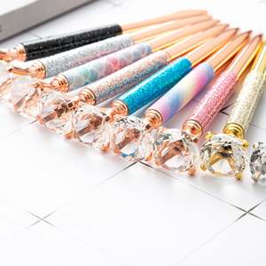 Vente flash - Cadeaux de luxe - Stylo à bille en métal diamanté personnalisé avec recharge Parker - Encre bleue/noire - Cadeau promotionnel de marque - Product Image 2