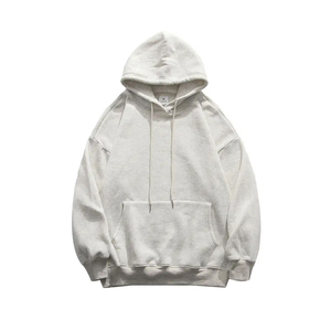 เสื้อฮู้ดผ้าฝ้าย100% สำหรับผู้ชายเสื้อสวมหัวสีกำหนดโลโก้ได้เอง - Product Image 5