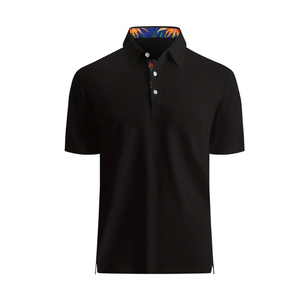 Polo de hombre, 100% algodón, logotipo personalizado, OEM/ODM, manga corta - Product Image 3