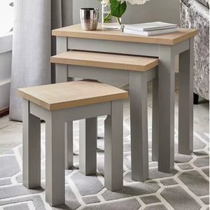 Table d'appoint décorative en bois pour les chambres, les salons et les bureaux avec rangement fonctionnel et design rustique - Product Image 1