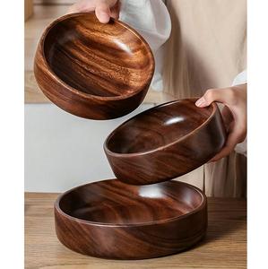 Bol à chocolat en bois naturel biodégradable écologique spécial Ramadan, fait à la main, style coréen en Inde - Product Image 2