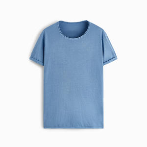 T-shirt ample avec encolure ronde et manches courtes en coton pour homme - Product Image 4