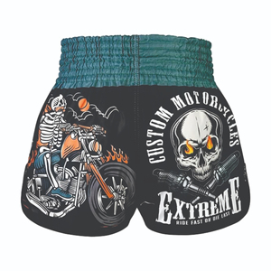 Shorts de combat personnalisés à sublimation, vente chaude, tissus en maille respirants et durables, shorts de boxe MMA à sublimation pour adultes - Product Image 2