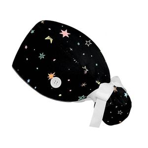 Gorro Quirúrgico Transpirable de Algodón, Ajustable, Estampado, para Médico, Enfermera, Uso Hospitalario, Venta al por Mayor - Product Image 2