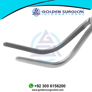 คีมผ่าตัดแบบ Houghton สำหรับตัดเนื้อเยื่อ ใบมีดโค้งงอ ความยาวขากรรไกร 85 มม. พร้อมรอยหยักตามยาว ความยาวรวม 255 มม. - Product Image 3