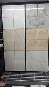 Quantité en gros de carreaux de sol en céramique émaillée antidérapants, finition mate, 400x400 mm, fabriqués en Inde - Product Image 4