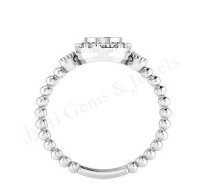 แหวนเปล่าสำหรับเป็นของขวัญของขวัญของขวัญสุดคลาสสิกขนาด6มม. ปรับแต่งเครื่องประดับได้ตามต้องการ - Product Image 5