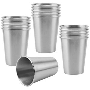 แก้วน้ำโลหะขนาดเล็กสแตนเลสของตกแต่งบ้านเครื่องใช้ในครัวสีเงิน - Product Image 5