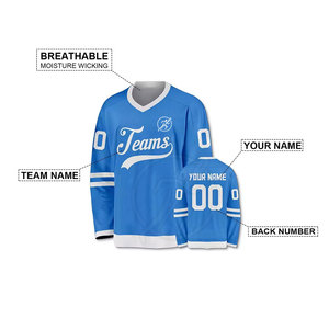 Maillot de hockey sur glace à faible quantité minimale de commande maillot de hockey sur glace d'entraînement pour les jeunes maillot de hockey sur glace de vente chaude - Product Image 4