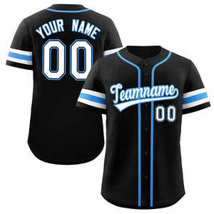 Maillots de baseball pour hommes à prix d'usine, respirants, imprimés, de haute qualité, service OEM, couleurs et logos personnalisables - Product Image 3