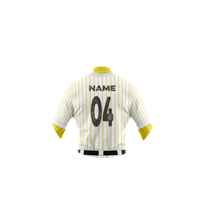 Nuevas llegadas impresión brillante personalizada Transferencia de Calor impresión conjuntos de uniformes de béisbol estilo camisa al por mayor deportes baratos en blanco OEM - Product Image 4