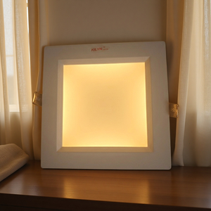 Lámpara de Techo LED Cuadrada Empotrada KILYN de 12W, Panel Delgado de Aluminio, Luz Blanca Cálida Suave, para Supermercado, Hospital, Baño, Escuela, Cocina - Product Image 1