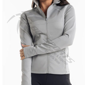 Vêtements équestres personnalisés veste d'équitation pour dames performance active vestes de sport équestre à manches longues - Product Image 4