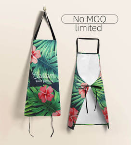 Chef Bbq Delantal para cocina Hornear Restaurante Ajustable Algodón Lino Cuero Elegante Profesional Impermeable Impreso - Product Image 5