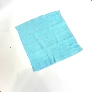 27x28 Taiwán OE algodón 100% hipoalergénico suave secado rápido 24 gramos tejido de rizo de punto logotipo personalizado toalla de mano 100% ropa de cama lisa - Product Image 2