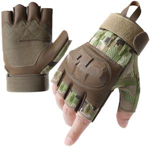 Wholesale High Quality Outdoor Sports Hunting Driving Dirt Motorbike Racing Anti Slip Men Winter <b>Fingerless</b> Tactical <b>Gloves</b> - Product Image 6