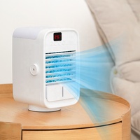 Nouveau ventilateur de refroidissement oscillant DC voiture maison Portable refroidisseur d'air par évaporation ventilateur d'eau glacée Mini climatiseur pour chambre