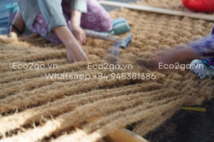 Wholesale Eco-friendly Coconut <b>Fiber</b> Mat Plain Style Washable Reversible Custom Sizes Vietnam High Quality Best Price - Product Image 4