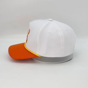 Alta calidad personalizado clásico lienzo papá Snapback cuerda gorras deportivas al por mayor béisbol Golf sombreros con bordado Diseño de sombrero en blanco - Product Image 5