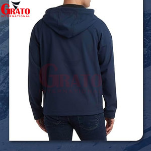 Men's Lightweight Zip Hooded Softshell <b>Jacket</b> Polar <b>Fleece</b> <b>Lining</b> Water Resistant for Winter Hiking Casual Outdoor Activities - Product Image 5