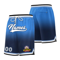 Shorts de basketball unisexes de haute qualité, personnalisés, imprimés par sublimation, grande taille, dégradé, anti-transpiration, antibactériens, pour adultes