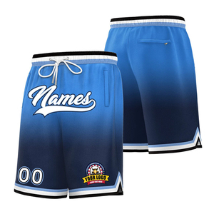 Pantalones Cortos de Baloncesto de Talla Grande Personalizados de Alta Calidad, Degradados, que Absorben la Humedad, Antibacterianos, Transpirables, de Secado Rápido, 100% Resistentes al Desgaste - Product Image 1