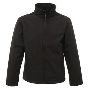 <b>Men's</b> Custom <b>Soft</b> <b>Shell</b> Bomber <b>Jacket</b> High Quality Fashionable Waterproof Breathable Plus Size Zipper Closure for Winter - Product Image 4