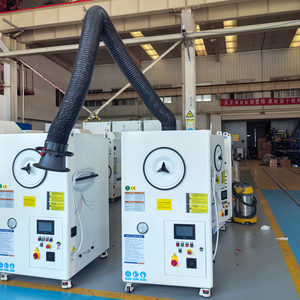 جهاز محمول لاستخراج دخان اللحام وجمع الغبار مع ذراع شفط مرن حاصل على شهادة CE - Product Image 6