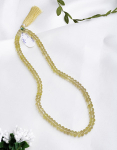 ลูกบอลควอตซ์เลมอนธรรมชาติเจียระไน สำหรับทำเครื่องประดับชั้นดี - Product Image 2