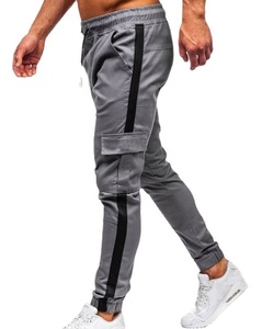 กางเกงวอร์มเข้ารูปแบบลำลองสำหรับผู้ชายกางเกงผ้าฝ้ายแฟชั่นผ้าใบแคนวาสเอวสูงเครื่องแต่งกายในเมือง - Product Image 5