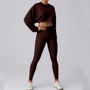 Camiseta deportiva de manga larga, jersey para mujer, blusa de Fitness al aire libre, suelta, informal, para gimnasio, entrenamiento, correr, camisetas de Yoga - Product Image 4