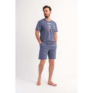 CEPLI ERKEK P.SUPREM XXL BATTAL O YAKA KISA KOL SORT TAKIM - สีฟูม - สีฟูม - Product Image 3