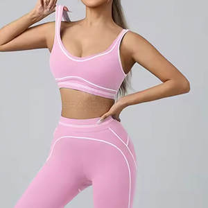 Comfortable Lightweight Durable <b>Women</b> <b>Yoga</b> Set <b>Top</b> Selling Gym Clothing Workout Fitness <b>Yoga</b> Set <b>For</b> <b>Women</b> - Product Image 4