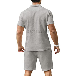 Hot <b>Men's</b> T-shirt+<b>Shorts</b> Set <b>Men's</b> Sports Set Brand LOGO Print Fashion Cotton <b>Short</b> Sleeve T-shirt Set - Product Image 3