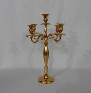 Candelabro de latón con relieve, diseño clásico de lujo real, suelo grande pesado, decoración de boda y fiesta - Product Image 5