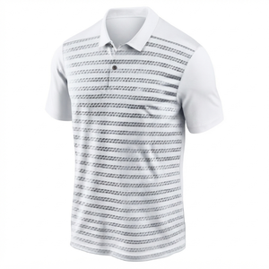 Polo pour homme respirant et tendance, nouvelle collection, prix abordable, haute qualité, couleurs unies, logo et design personnalisés, manches courtes - Product Image 4