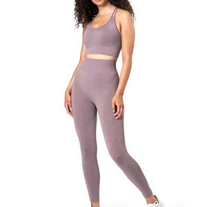 Conjunto de Yoga Personalizado al por Mayor, Conjuntos Deportivos de Alta Calidad, Ropa Deportiva de Poliéster para Mujer, Ropa Deportiva Activa para Exteriores, Conjunto de Leggings de Yoga 2026 - Product Image 3
