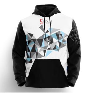 เสื้อฮู้ดโอเวอร์ไซส์พิมพ์ลายสตรีทแบบสวมหัวเสื้อสเวตเตอร์โพลีเอสเตอร์แบบซับลิเมชันสำหรับฤดูหนาวใส่โลโก้ได้ตามต้องการ3D - Product Image 1