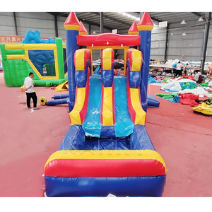 Durable PVC Inflatable Combo Bounce House <b>Slide</b> <b>Large</b> Capacity Multi Passenger Inflatable Trampoline Jumper For Party - Product Image 2