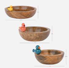 Best Selling Rustic Mango <b>Wood</b> <b>Fruit</b> <b>Bowl</b> Decorative Table Centerpiece From India Worldwide Supply - Product Image 2