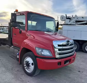 Camión MUY BUENO, EN EXCELENTE ESTADO, de Servicio Mediano, Hino 268 2019, Plataforma Plana de 22 pies - 220HP, Automático, Volante a la Izquierda/Derecha, Envío Rápido - Product Image 6