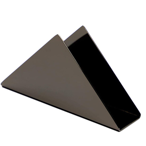 Porte-serviettes en acier inoxydable, triangle, écologique, style ferme, pour tables - Product Image 2
