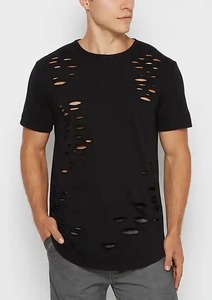 KATBROS INDUSTRY Ropa Casual al por Mayor, Camiseta de Lona Desgastada para Hombre, Corte Regular, Transpirable, Color Sólido, Personalizable OEM - Product Image 2