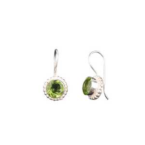 Boucles d'oreilles en péridot, argent sterling plaqué or, certifiées IGI, bijoux élégants pour femmes, cadeau de fête - Product Image 4