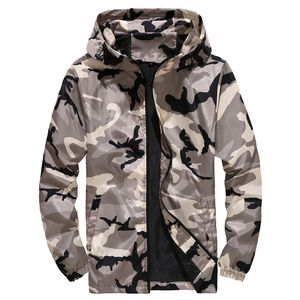 Vêtements de chasse de qualité supérieure Camouflage Hoodie Coupe-vent Imperméable Chasse Veste à capuche Protection UPF - Product Image 4