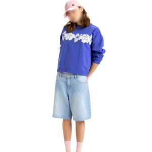 Premium Quality With Own Logo Street Wear Double Sided Cotton Round Neck Drop Shoulder Pullover Sweatshirt BY AMAZING INDUSTRIES - Product Image 3