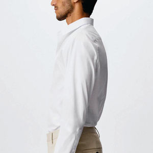 เสื้อเชิ้ตลำลองแขนยาวเข้ารูปสำหรับผู้ชายเสื้อเชิ้ตพิมพ์ลายเรขาคณิตใหม่ฤดูใบไม้ผลิและฤดูใบไม้ร่วง - Product Image 4