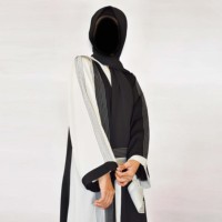 Dernière Collection : Abaya Droite en Chiffon pour Femmes Musulmanes de Dubaï, Col en V, Longueur Cheville, Manches Longues, Broderie, 100% Naturel