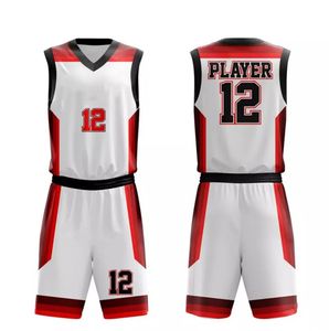 Uniformes de baloncesto de diseño personalizado OEM Material de verano transpirable Tallas grandes Embalaje personalizado para la venta al por mayor - Product Image 5