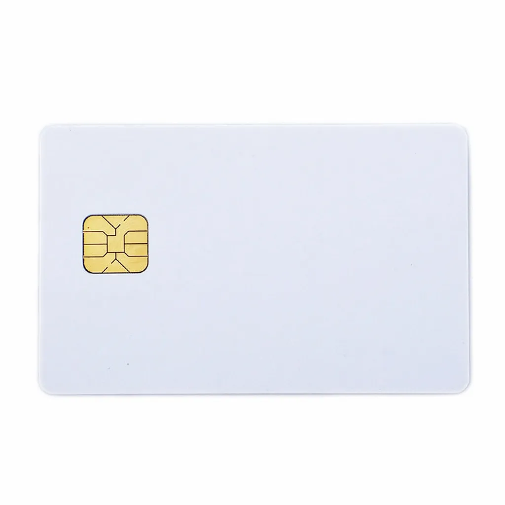 Kontakt Chip Blank Card Beschreibbare Rfid 4442 Kontakt Rfid Atm Karte 13,56 MHz Plastik karte verfügbar